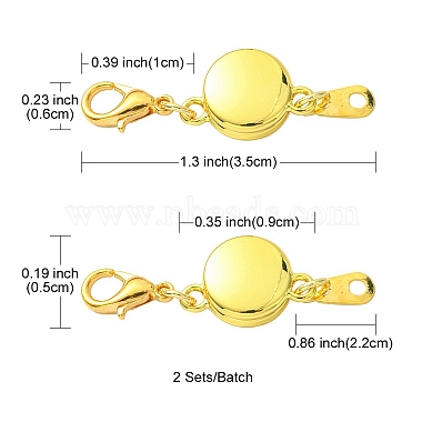 Alloy Magnetic Clasps(FIND-YW0002-09G)-4