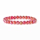 Ensembles de bracelets extensibles en perles acryliques transparentes de couleur ab(BJEW-JB09047)-4