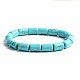 bracelet turquoise avec bracelet corde élastique(DZ7554-30)-1