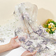 Embroidered Flowers Polyester Tulle Lace Fabric(DIY-WH0449-31A)-3