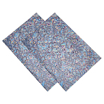 PVC Imitation Abalone Shell Paper, for Phone Decoration, Rectangle, Medium Slate Blue, 300x200x0.3mm(DIY-WH0568-53A)