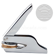 Seal Embosser, Hand-Held Embossing Stamp, for Books, Envelopes, Napkins, Other Pattern, 42mm(TOOL-WH0124-001)