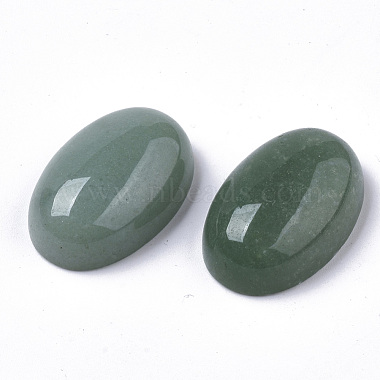 Natural Green Aventurine Cabochons(X-G-N0325-06)-2