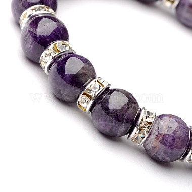 Bracelets élastiques en pierres gemmes(BJEW-JB01533-05)-2