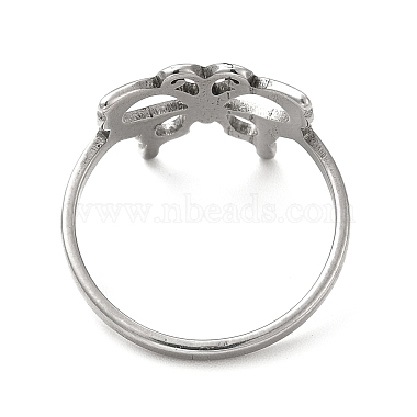 Non-Tarnish Classic 201 Stainless Steel Finger Rings(RJEW-G278-28P)-3