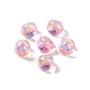 Acrylic Beads, Imitation Baroque Pearl Style, Nuggest, Pearl Pink, 10x9.5x9mm, Hole: 1.3mm(PACR-C008-02E)