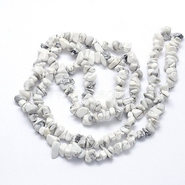 Natural Howlite Beads Strands(G-O049-B-40)-2