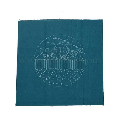 Набор для вышивки цветов и гор своими руками(DIY-O021-12B)-4
