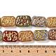 peints brins de perles de verre(FIND-H023-08)-4
