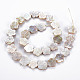 Electroplated Natural Freshwater Shell Beads Strands(SHEL-N026-164)-2