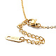 Crystal Rhinestone Heart with Word Forever Love Pendant Necklace(NJEW-P229-11G)-4
