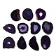 cabochons en tranches d'agate druzy naturelle(G-F826-E04)-1