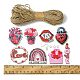 DIY Valentine's Day Pendant Decoration/Earring Making Kit(DIY-FS0005-42)-5