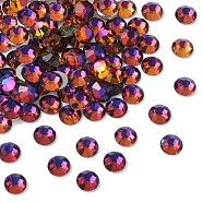 Preciosa&reg MAXIMA Crystal No Hotfix Flatback Stones, Czech Crystal, Aluminium Layer, Round(438 11 615 Chaton Rose), 00030 299 Volcano, SS12(3~3.2mm)(Y-PRC-NSS12-00030-299)