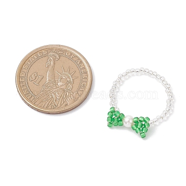 Glass Bead Finger Rings(RJEW-MZ00032)-4