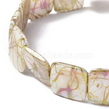 Drawbench Style Natural Freshwater Shell Beads Strands(SHEL-C003-01)-3