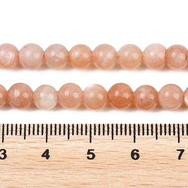 Round Natural Multi-Moonstone Beads Strands(G-I176-09-6mm)-7