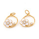 Brass Micro Pave Cubic Zirconia Charms(KK-I672-42)-2