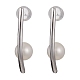 Natural Pearl Ear Studs(EJEW-P286-15P)-1