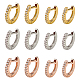 12Pcs 6 Styles Brass Micro Pave Clear Cubic Zirconia Hoop Earrings(EJEW-AN0004-59)-1