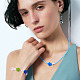10Pcs Handmade Lampwork Beads(LAMP-TADJ0001-01H)-7
