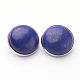 Natural Lapis Lazuli Brass Clip-on Earrings(EJEW-A051-A008)-1
