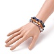 Chip Natural Gemstone Beaded Stretch Bracelets Sets(BJEW-JB05700)-7