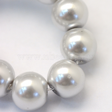 Baking Painted Pearlized Glass Pearl Round Bead Strands(HY-Q003-12mm-62)-3