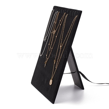 Деревянные украшения ожерелье дисплей доски(X-NDIS-N003-03)-2