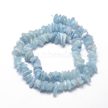 Natural Aquamarine Chip Beads Strands(X-G-E271-96)-2
