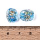 Handmade Foil Glass Beads(FOIL-N035-02C)-3