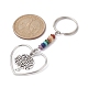 Heart Alloy Pendant Keychain(KEYC-JKC00626-03)-3