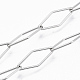 Tarnish Resistant 201 Stainless Steel Rhombus Link Chains(CHS-S006-JN959-1)-1