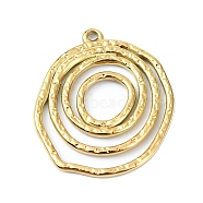 Ion Plating(IP) 304 Stainless Steel Pendants, Real 18K Gold Plated, Flower, 29x24.5x1.5mm, Hole: 1.4mm(STAS-B058-11G-05)