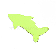 Neoprene Ice Pop Holder Bags, Shark Shape Ice Pop Sleeves, Reusable Ice Pop Covers, Green Yellow, 20.8x10.5x0.45cm(AJEW-WH0115-07E)