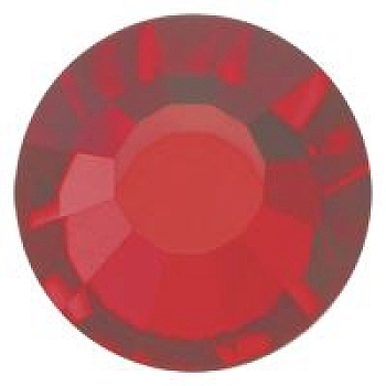 Preciosa&reg Crystal Hotfix Flatback Stones, Czech Crystal, Round(438 11 612 Chaton Rose VIVA 12 &reg), 90070 Light Siam, SS16(3.8~4mm)