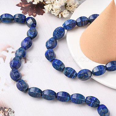 Chapelets de perles en lapis-lazuli naturel(G-K311-09C)-3