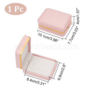 Rectangle PU Leather Pendant Boxes(LBOX-WH0004-03)-2