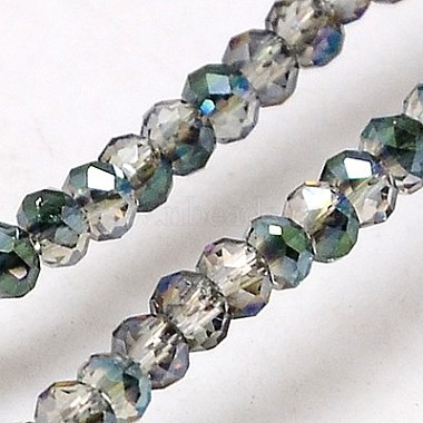 3mm LightGrey Abacus Glass Beads