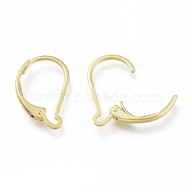 Brass Leverback Earring Findings(X-KK-Z007-27G)-2