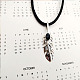 Feather Pendant Necklaces for Men and Women(AY9011)-1