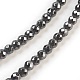 Non-Magnetic Synthetic Hematite Beads Strands(HEMA-3D)-3
