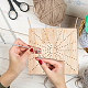 CHGCRAFT Square Wood Crochet Blocking Board(DIY-CA0005-27B)-6