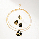 Golden Stainless Steel Jewelry Set(PV5689-2)-1
