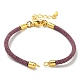 Nylon Cords Bracelet Makings Fit for Connector Charms(AJEW-P116-02G-04)-1