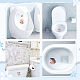 Autocollants changeants de couleur de toilette d'entraînement de pot de pvc de point rond(DIY-WH0488-31F)-5