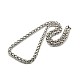 Fashionable 304 Stainless Steel Wheat Chain Necklaces(X-STAS-A028-N003P)-1