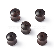 Wood Beads, Undyed, Bamboo Stick, Coconut Brown, 10x8mm, Hole: 1.6mm(WOOD-I009-02C)