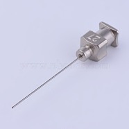 Stainless Steel Fluid Precision Blunt Needle Dispense Tips, Stainless Steel Color, 36.5x6mm, Inner Diameter: 4mm, Pin: 0.3mm(TOOL-WH0103-16N)