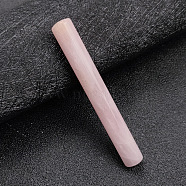 Natural Rose Quartz Healing Column Stone Ornaments, Reiki Stone for Energy Balancing Meditation Therapy, 75x10mm(PW-WG32284-05)